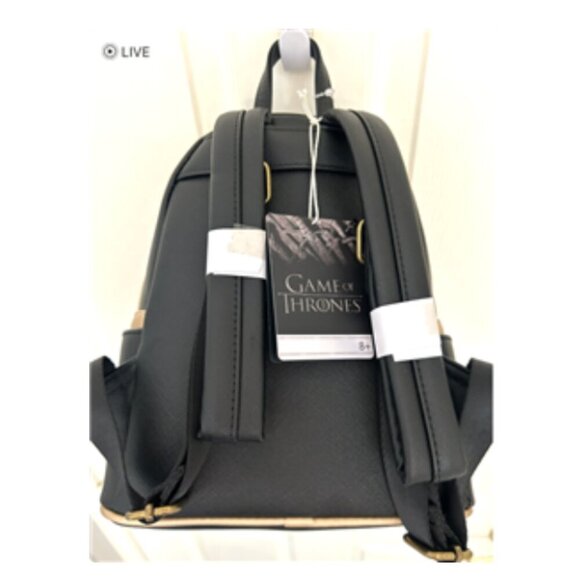 Loungefly Game Of Thrones Queen Cersei Armor Mini Backpack Limited Edition NWT - Picture 3 of 4
